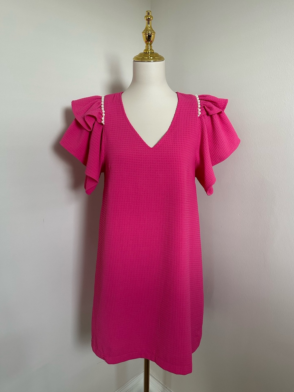 Entro Pink & Pearls Dress